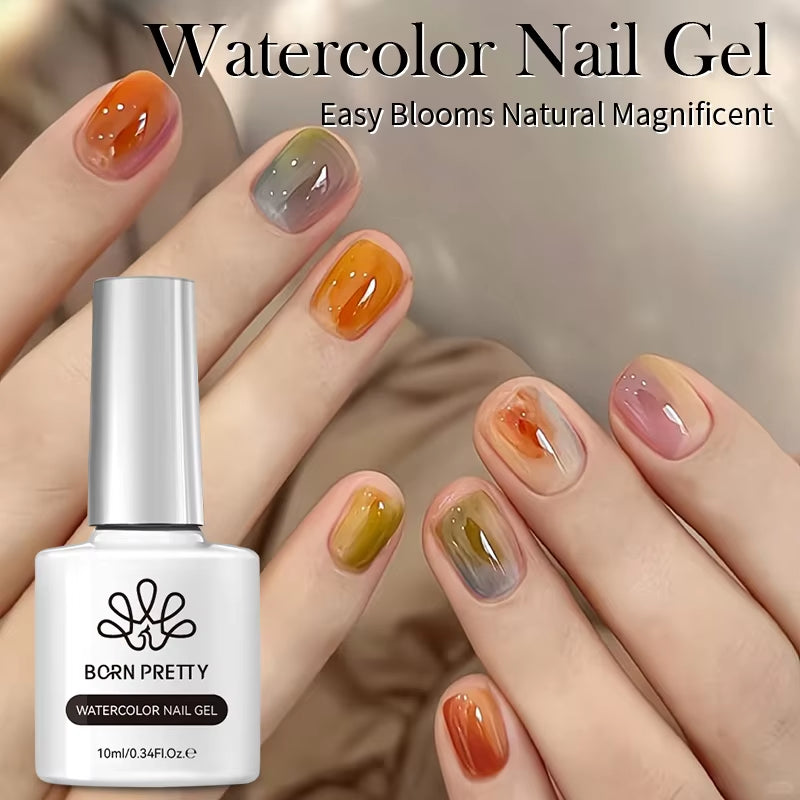 10Ml Jelly Nude Gel Nail Polish 50 Colors Semi Transparent Nail Art Nail Supplies Soak off UV LED Nails Gel Varnish