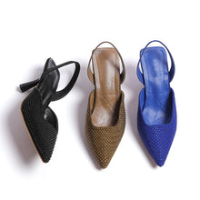 Rhinestone Slingback Heels