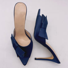 Bow Stiletto Mules