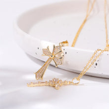 Zircon Cross Necklace