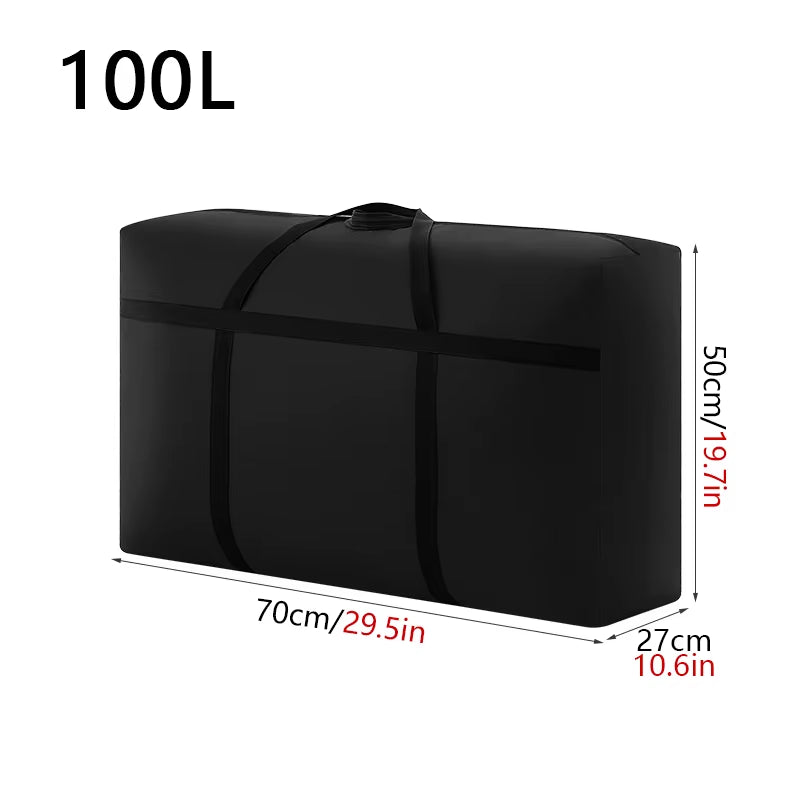 Extra Large Waterproof Moving Luggage Bags Laundry Shopping Bag Foldable Luggage Travel Bag Large Capacity Quilt Organizer