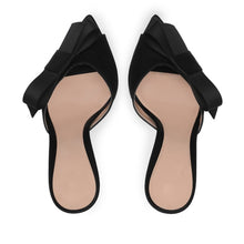 Bow Stiletto Mules