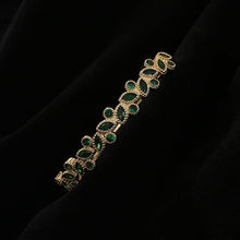 Zircon Leaf Bracelet