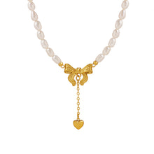 Freshwater Pearl Heart Necklace