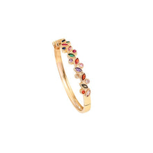Zircon Leaf Bracelet