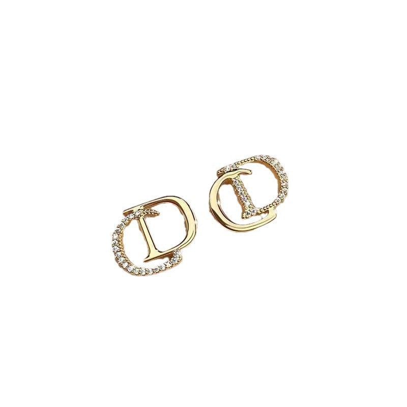 Letter Tassel Earrings
