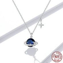 Starry Sky Silver Pendant Necklace