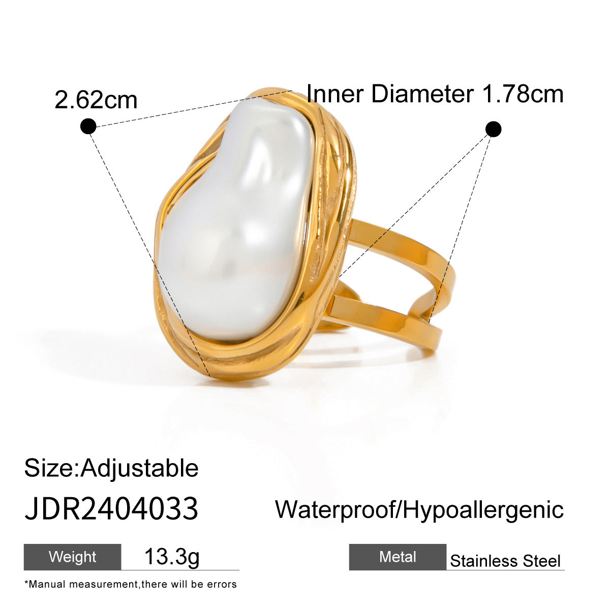 Stainless Steel Open Ring