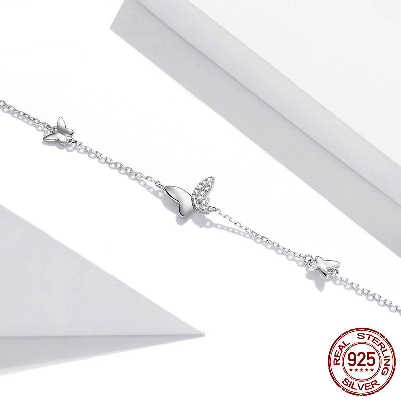 Butterfly Silver Bracelet