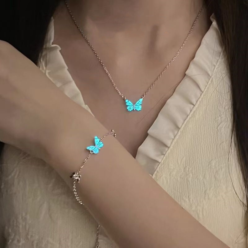 Blue Butterfly Bracelet