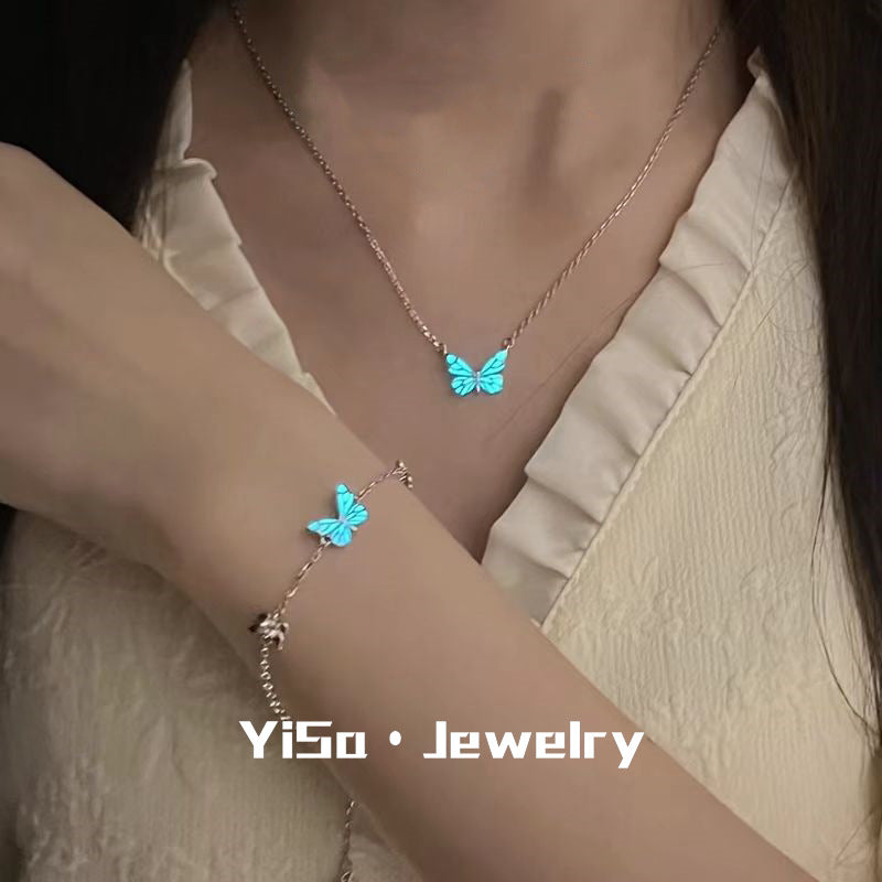 Blue Butterfly Bracelet