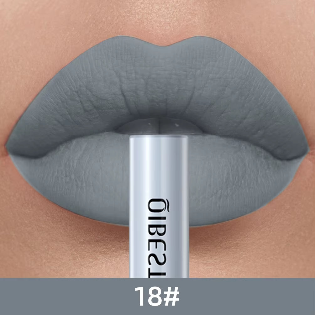 Matte Liquid Lipstick Waterproof Long Lasting Lip Gloss Velvet Mate Nude Red Tint Tube Lipsticks Lipgloss Makeup Cosmetic