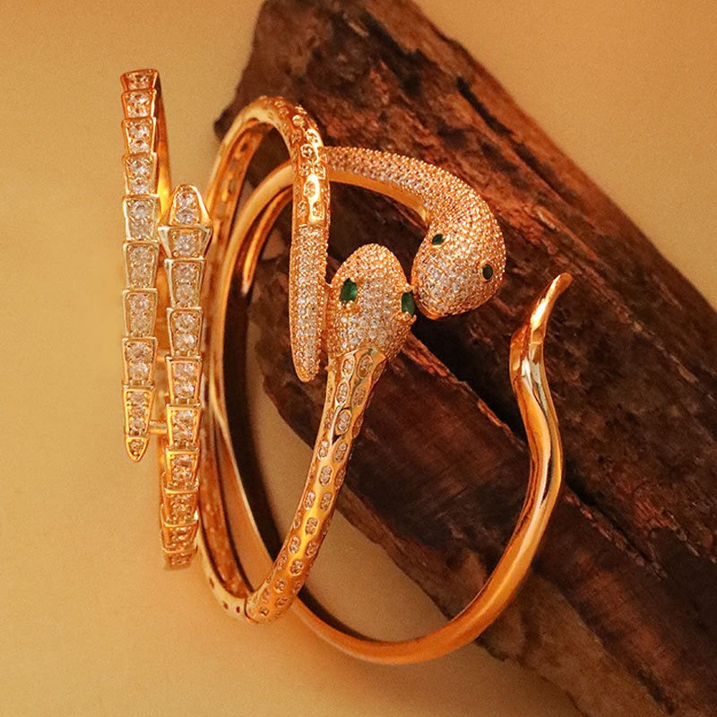 Zircon Snake Bracelet
