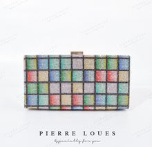Rainbow Rhinestone Clutch