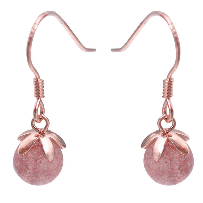 Strawberry Crystal Earrings