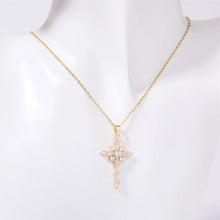 Zircon Cross Necklace