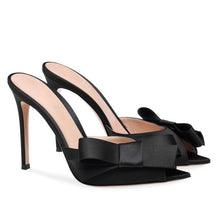 Bow Stiletto Mules