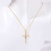 Zircon Cross Necklace