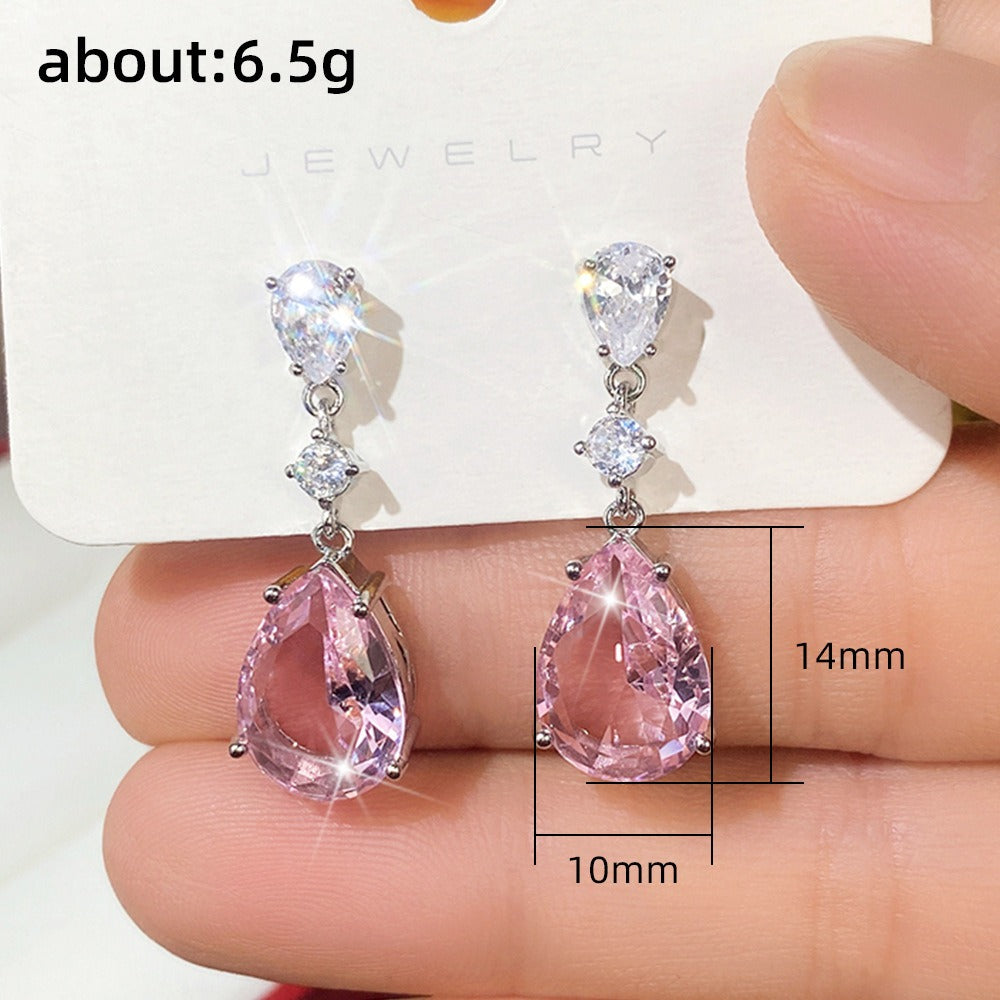 Pear Teardrop Earrings