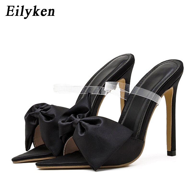 Bow Pointed-Toe Mules