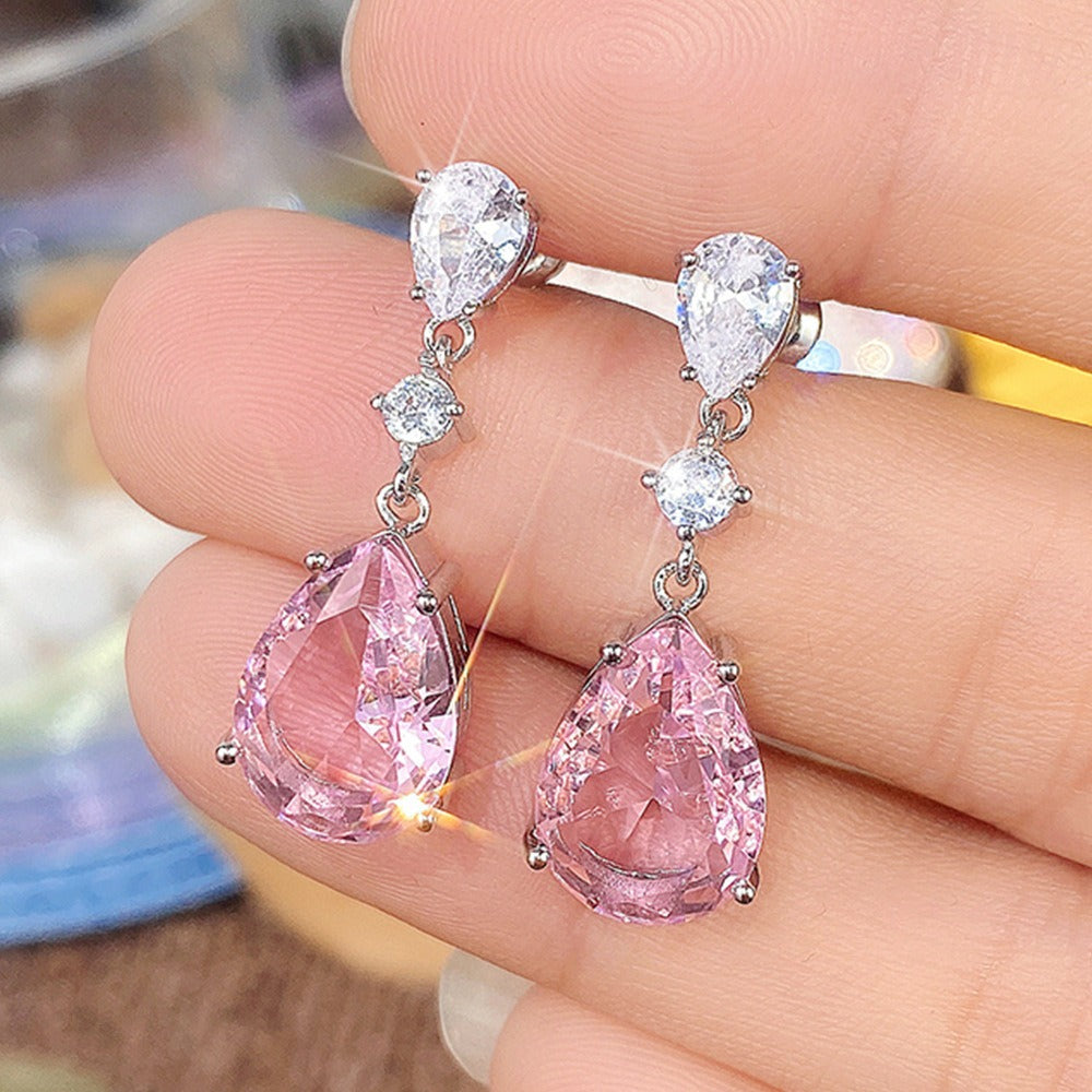 Pear Teardrop Earrings