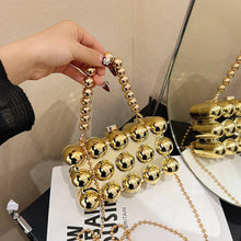 Pearl Chain Mini Lipstick Bag