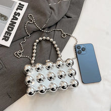 Pearl Chain Mini Lipstick Bag