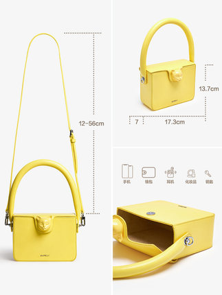 BAFELLI Leather Box Bag