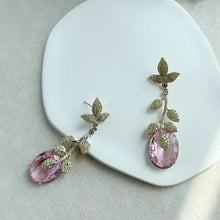 Golden Leaf Drop Earrings
