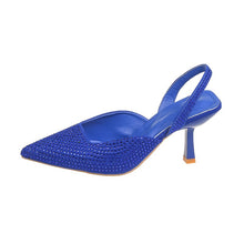 Rhinestone Slingback Heels