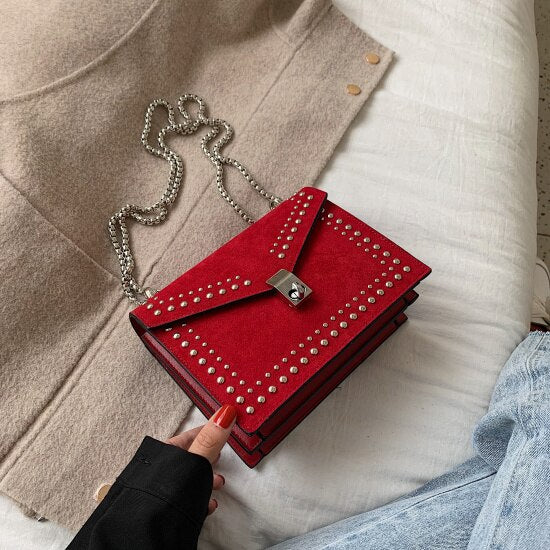 Chain & Rivet Crossbody Bag