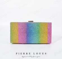 Rainbow Rhinestone Clutch