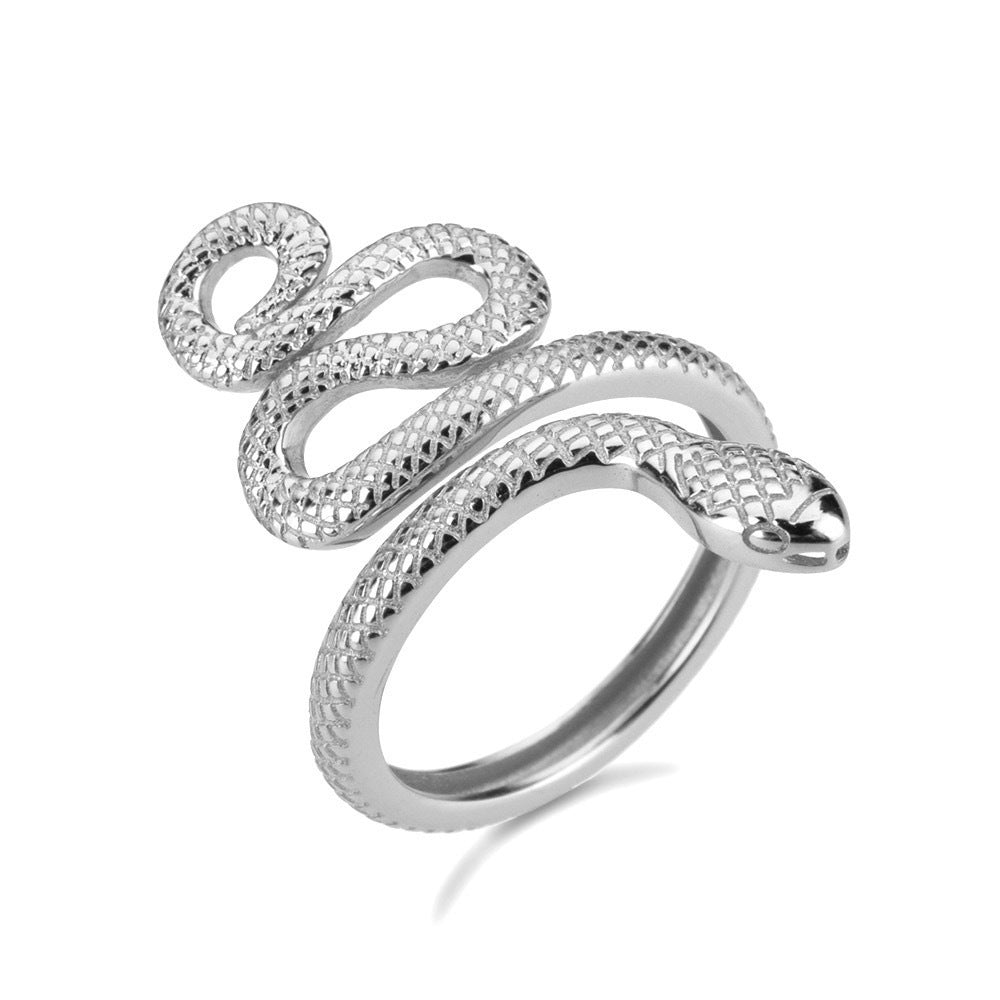 Sterling Silver Snake Ring