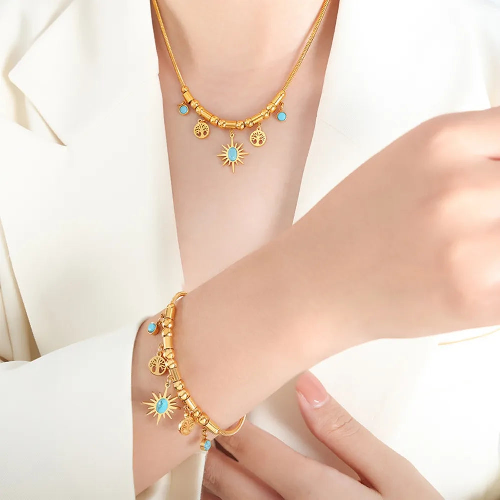 Gold-Plated Charm Bracelet