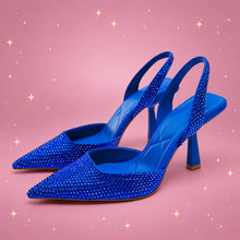 Rhinestone Slingback Heels