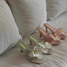 Flower High-Heel Sandals