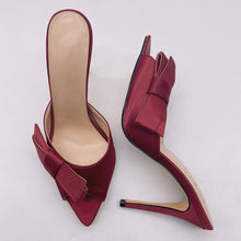 Bow Stiletto Mules