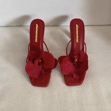 Flower High-Heel Sandals