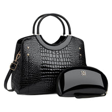 Snakeskin-Print Handbag Set