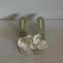 Flower High-Heel Sandals
