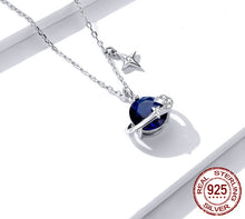 Starry Sky Silver Pendant Necklace
