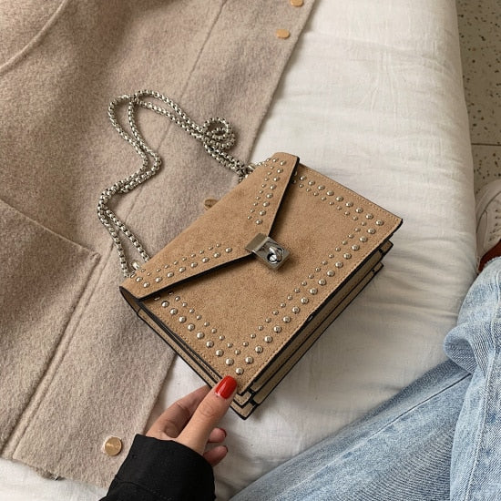 Chain & Rivet Crossbody Bag