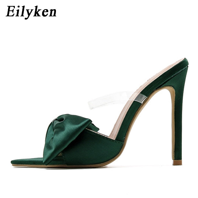 Bow Pointed-Toe Mules