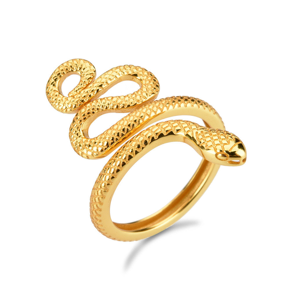 Sterling Silver Snake Ring